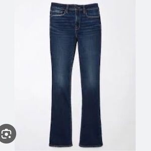 American Eagle Outfitters like new skinny kick flare jeans size 8 TALL